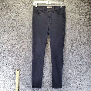 Madewell Jeans Womens 27 Black Roadtripper Skinny Stretch Denim